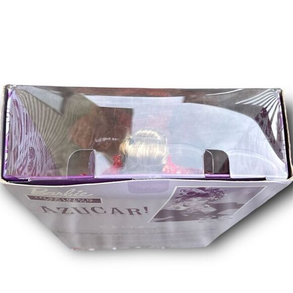 Barbie Inspiring Women Doll, Celia Cruz Queen of Salsa in Red Lace Dress - Picture 6 of 16